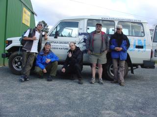 Rotorua: Das Rafting-Team